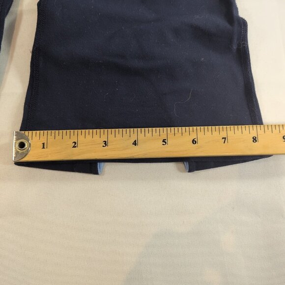 Lululemon Capris Navy Blue Flare Split Leg Drawstring Women's 8 Yoga Active - Picture 12 of 12